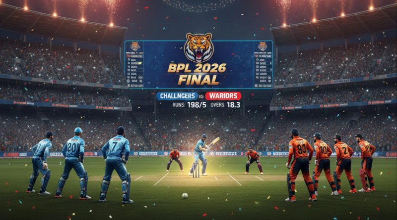 বিপিএল ২০২৬ ফাইনাল ম্যাচ