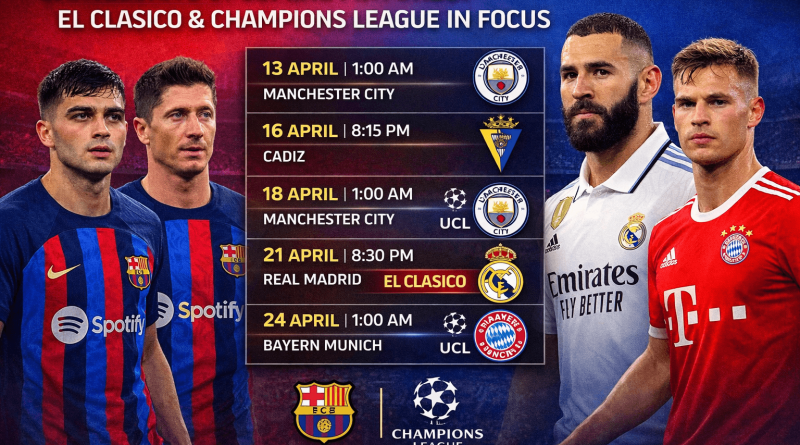 বার্সেলোনার পরবর্তী ম্যাচ