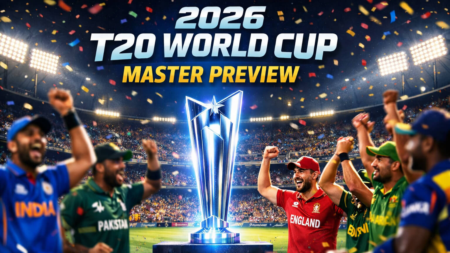 ২০২৬ টি২০ বিশ্বকাপ ফাইনালে জিতবে কে? শিরোপার দৌড়ে এগিয়ে থাকা ৫টি শক্তিশালী দলের বিশ্লেষণ