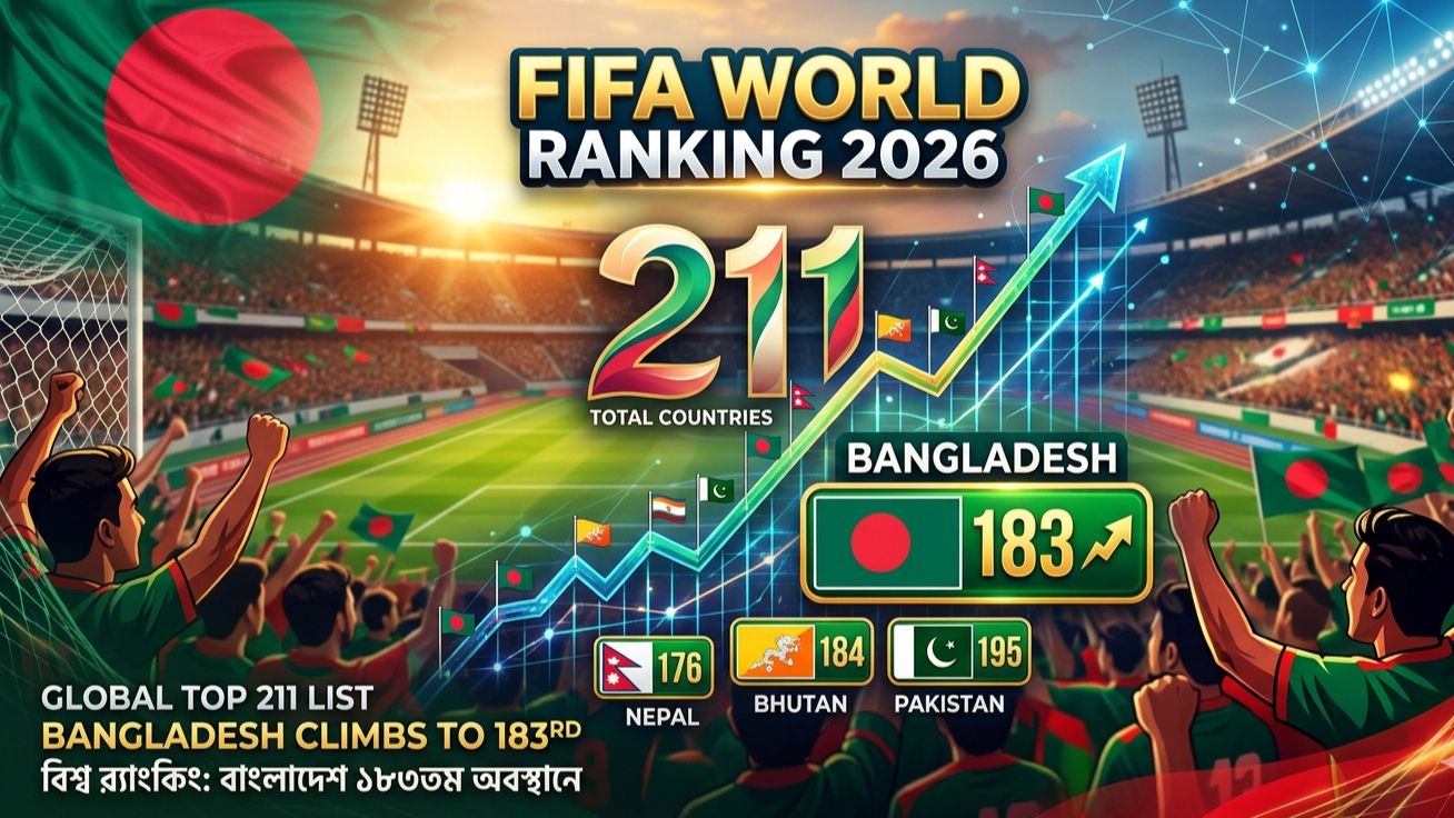 ফিফা র‍্যাংকিং ২০২৬ এর বিস্তারিত বিশ্লেষণ ও শীর্ষ দলগুলোর অবস্থান